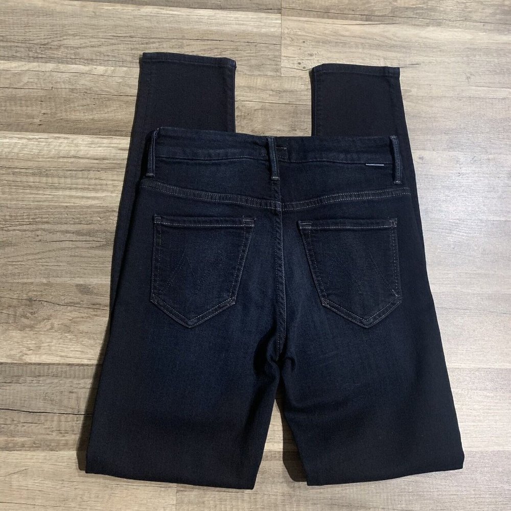 Mother Denim ‘High Waisted Looker Jean in Coffee Tea or Me’ Dark Blue Size 25